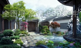 太湖石庭院景观