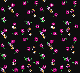 女装小碎花印花图案