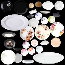 盘子碟子各种角度高清PS分层图