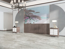 新中式客厅场景 家具空景