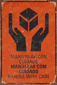 欧美复古铁皮画