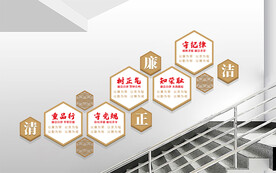 廉政楼梯文化墙