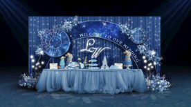 星空婚礼甜品区