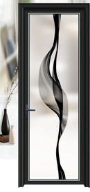 高清分层透明底平开门打印图