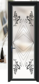 高清分层透明底平开门打印图