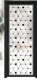 高清分层透明底平开门打印图