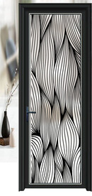 高清分层透明底平开门打印图