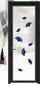 高清分层透明底平开门打印图