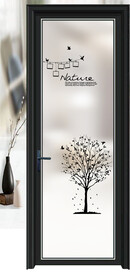 高清分层平开门写真图