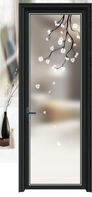 高清分层透明底平开门打印图