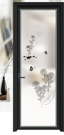 高清分层透明底平开门打印图