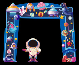 宇宙星空科幻门头