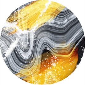 新中式圆形抽象轻奢地毯