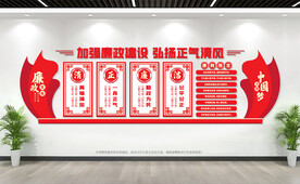 党风廉政文化墙