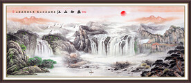 国画山水画
