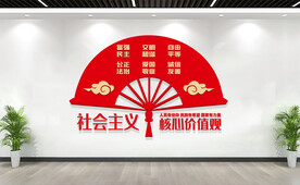 社会主义核心价值观文化墙
