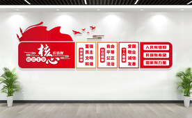 社会主义核心价值观文化墙