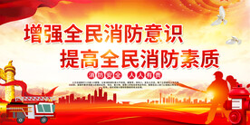 街道小区预防火灾展板