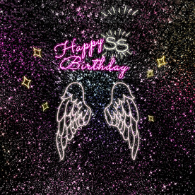 梦幻星星生日派对背景