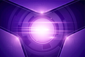 紫色高科技背景