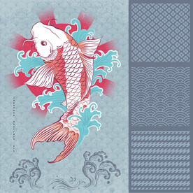 鲢鱼 中国风装饰画