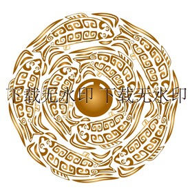 鱼纹矢量装饰画