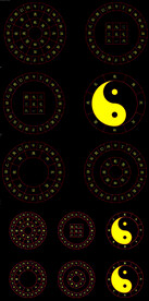 风水八卦二十四山CAD图库