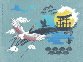 飞鹤 国潮风装饰画