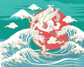 飞鹤 国潮风装饰画