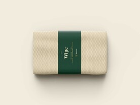 毛巾贴纸包装样机