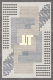 抽象几何地毯图案设计