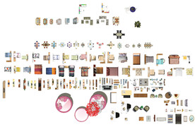 家装高清彩平素材PSD