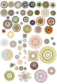 地毯广场彩平素材PSD