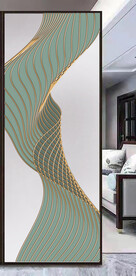 高清分层透明底玄关打印图