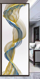 高清分层透明底玄关打印图