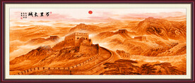 巨幅长城国画