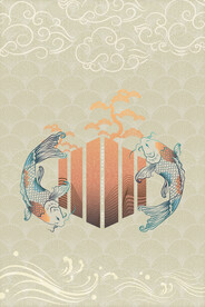 鲢鱼 国潮风装饰画