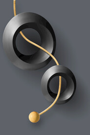 装饰画 立体画 圆圈