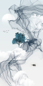 装饰画 抽象画 线条