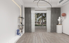 现代客厅 轻奢时尚场景 