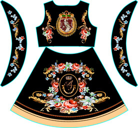 大牌  方巾  数码印花