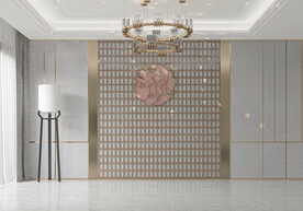 新中式客厅场景