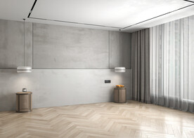 现代卧室场景家具空景