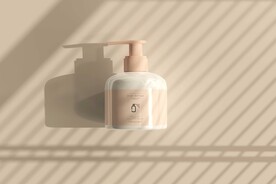 按压瓶子包装样机