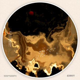 水墨山水装饰画