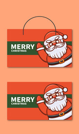圣诞节手提袋设计