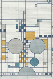 抽象几何地毯地垫图案设计