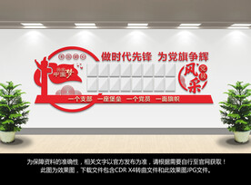 党员风采展示墙