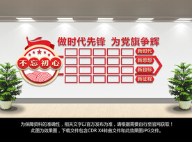 党员风采文化墙