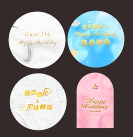 婚礼生日背景图